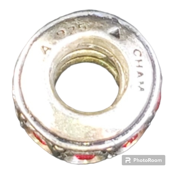 Pandora red stone spacer - Picture 2 of 2